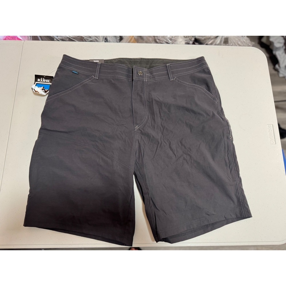 KUHL Men's Hiking Shorts Size 40 Gray 10" Inseam Outdoor Tactical Lightweight